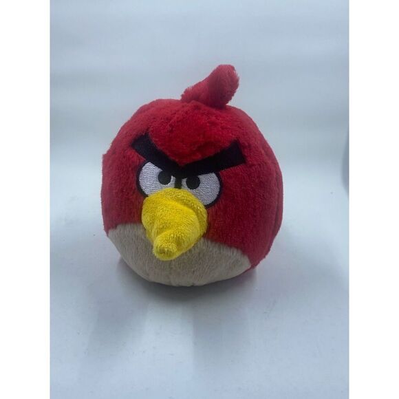 Angry Birds Plush Red Bird Toy Stuffed Animal 5" - Picture 1 of 5